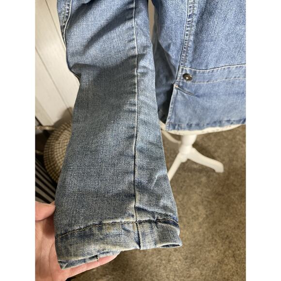 Vintage Tommy Hilfiger Denim Jean Blazer Button Jacket Size Medium - Picture 5 of 9